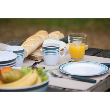 Bo-Camp Lemonade Glass Polycarbonate Ribbed 350 ml