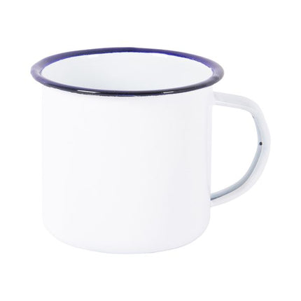 Bo-Camp Tableware Enamel 6 Pieces White/Blue