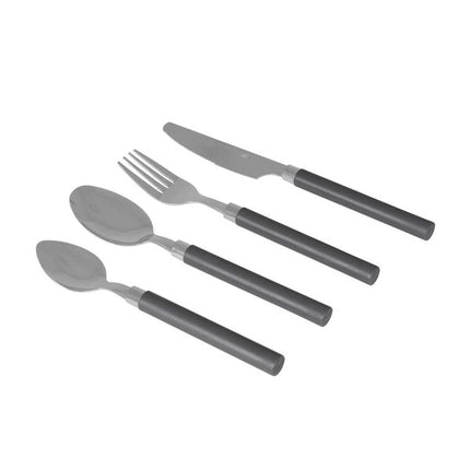 Bo-Camp Cutlery Set with Basket 24 Pieces 6 Persons