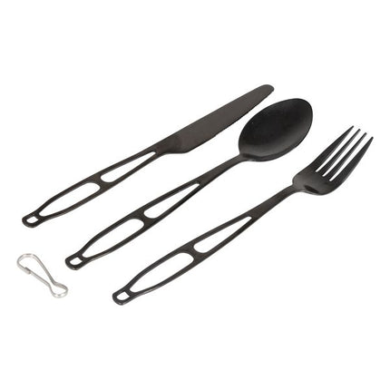 Bo-Camp Outdoor Cutlery In Cover 3 Pieces