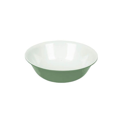 Bo-Camp Tableware Two-Tone Melamine 16 Pieces Green/White