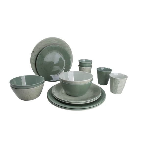 Bo-Camp Tableware Mix & Match Melamine 16 Pieces