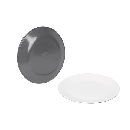 Bo-Camp Dinner Plate Two Tone Melamine 4 Pieces