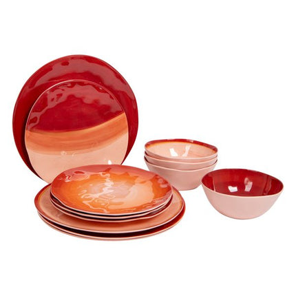 Bo-Camp Tableware Halo Melamine 12 Pieces