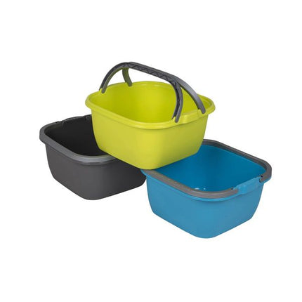 Bo-Camp Washing Bowl Square Polyethylene 13L Grey
