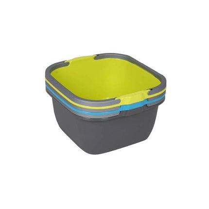 Bo-Camp Washing Bowl Square Polyethylene 13L Grey