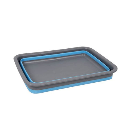 Bo-Camp Washing Bowl Foldable Silicon 7L Blue