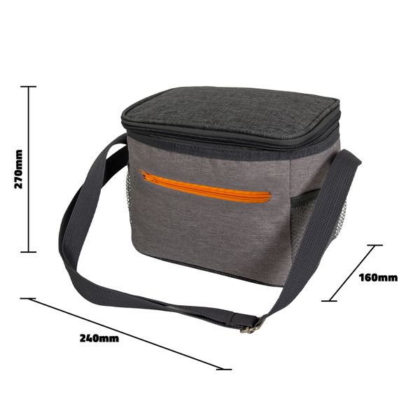 Bo-Camp Cooler Bag Grey Polyester 10L