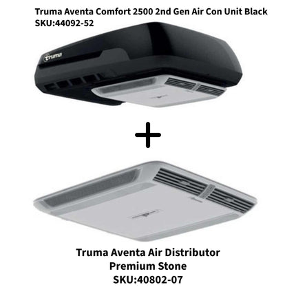 Truma Aventa Comfort 2500 2nd Gen Air Con Unit Black