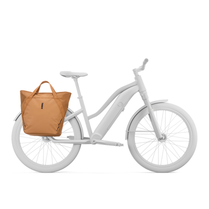 Thule chasm tote for bike with InLock 25L (Black/Mid-Blue/dusted Orange)