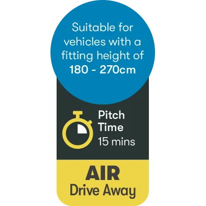 Westfield Triton Premium Lite Air Drive Away Awning