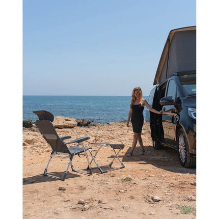 Crespo Footrest AL/231 Dark Grey