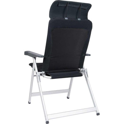 Crespo Camping Chair AA/237 Air Elite Compact in Grey (2025 Model) back 