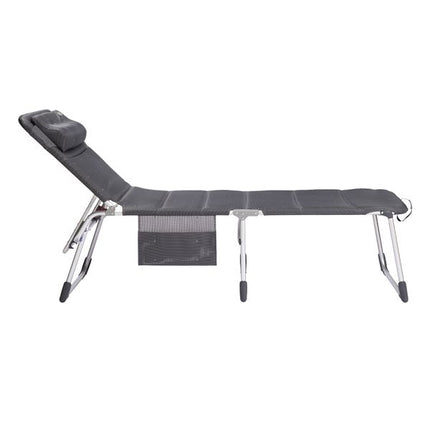 Crespo Lounger AL/363 Deluxe Dark Grey