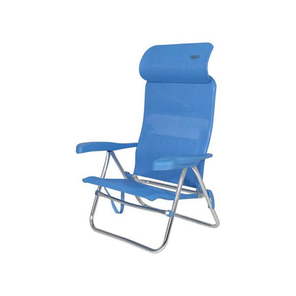 Crespo Beach Chair AL/205 Compact Blue