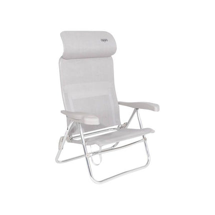Crespo Beach Chair AL/205 Compact Light Grey