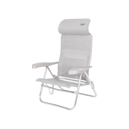 Crespo Beach Chair AL/205 Compact Light Grey