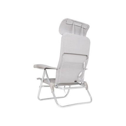 Crespo Beach Chair AL/205 Compact Light Grey