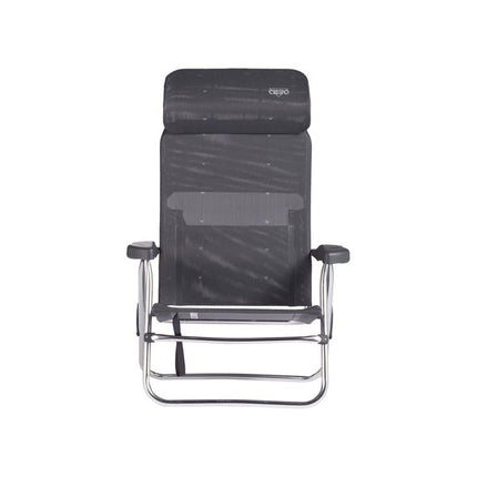 Crespo Beach Chair AL/205 Compact Dark Grey