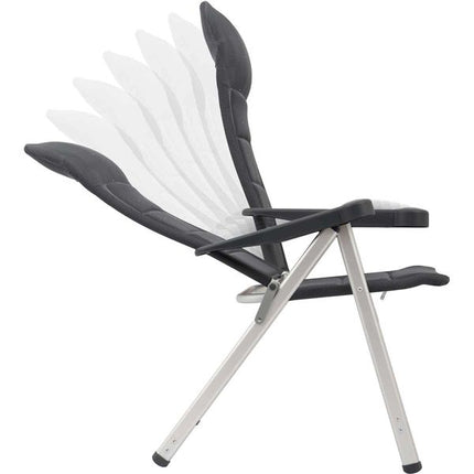 Crespo Reclining Chair AL/237-DL-40 Deluxe in Dark Grey (Medium)