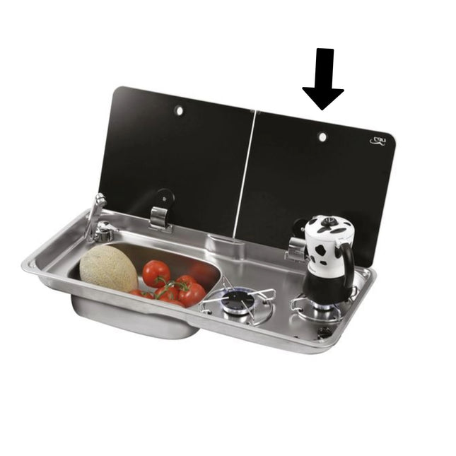 3000449 RH(HOB) CAN GLASS LID - CAN FL1766