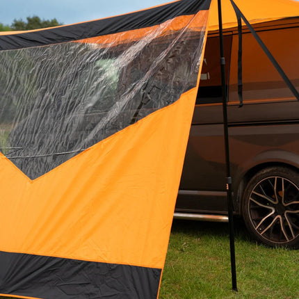 OLPRO Scenic Shade Campervan Canopy with PVC Window