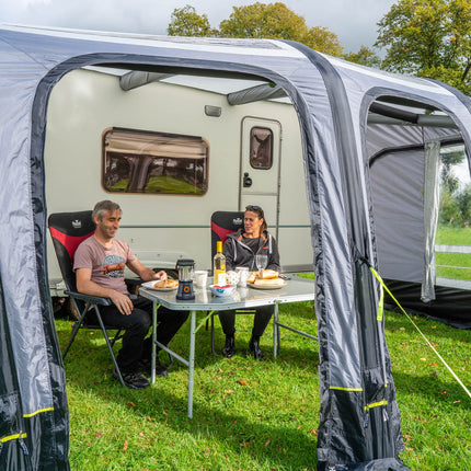 Olipro View 420 Caravan Inflatable Porch Awning With Porch Extension