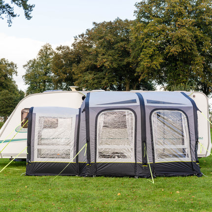 Olpro View 300 Caravan Inflatable Porch Awning With Porch Extension