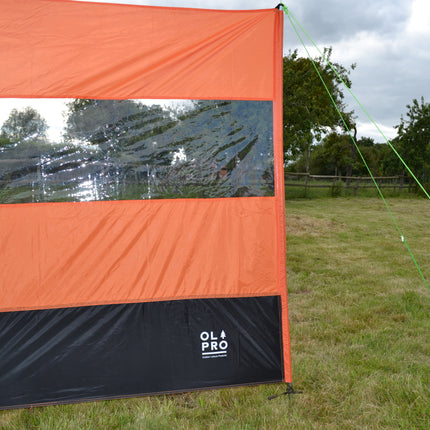 Olpro Orange Compact Vision Windbreak