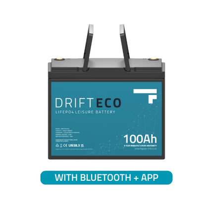 Fogstar Drift ECO 12V 100Ah Lithium Leisure Battery With Bluetooth