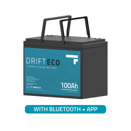 Fogstar Drift ECO 12V 100Ah Lithium Leisure Battery With Bluetooth