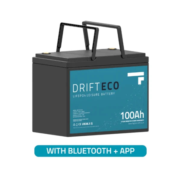 Fogstar Drift ECO 12V 100Ah Lithium Leisure Battery With Bluetooth