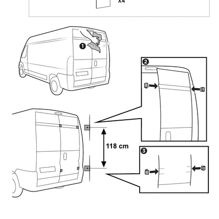Thule Elite Van Bike Rack XT Black Ducato Jumper Boxer 2007-2024