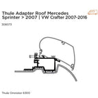 Mercedes Sprinter 2007 Sprinter / VW Crafter Adapter 2007-2024