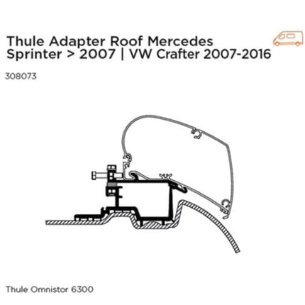 Thule Roof Mounting Awning Adapters For - Van