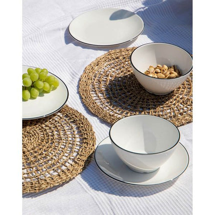 Gimex Linea Line Tableware Blue 12 Pieces