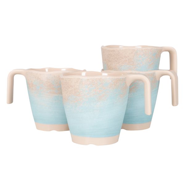Gimex Stone Line Mug Beige 300ml 4 Pieces