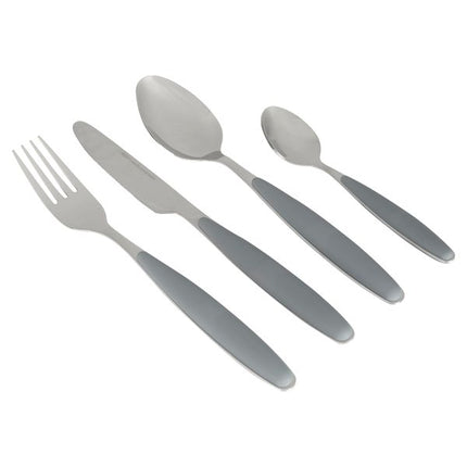 Gimex Cutlery Grey Soft Touch Handle 16 Pieces