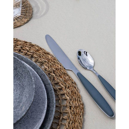 Gimex Cutlery Grey Soft Touch Handle 16 Pieces