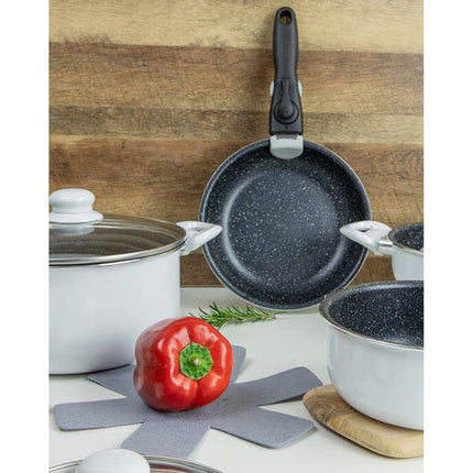 Gimex Cookware Induction White 7 Pieces