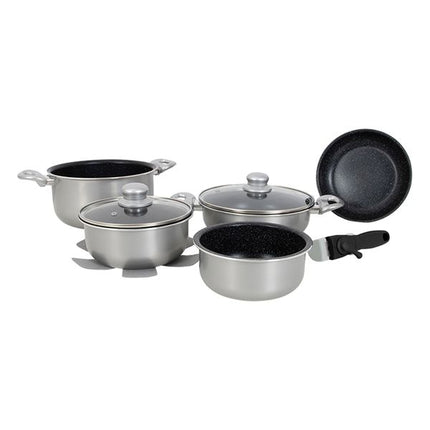 Gimex Cookware Induction Silver 8 Pieces