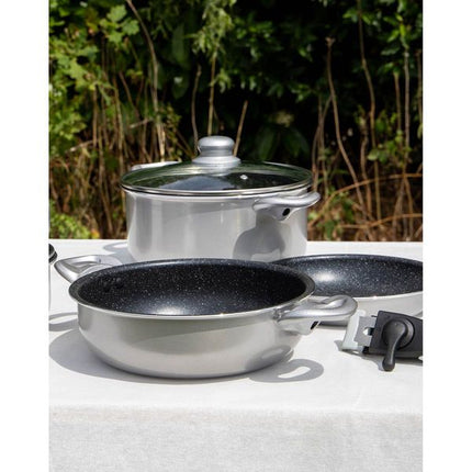 Gimex Cookware Induction Silver 8 Pieces