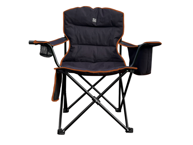 Olpro Henwick Padded Folding Camp Chair Orange & Black