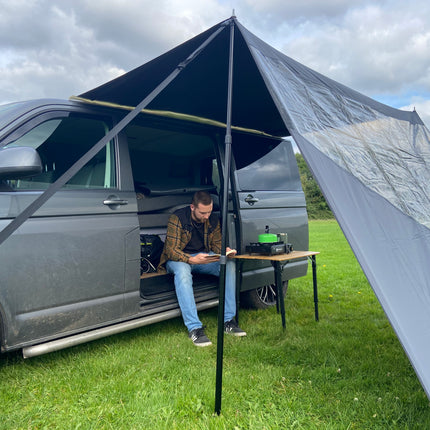 OLPRO Scenic Shade Campervan Canopy with PVC Window