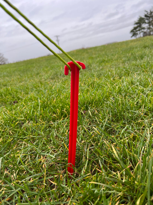 Olpro Pack of 6 Extra long  30cm  Plastic Tent Pegs