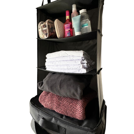 Olpro Camping Organiser with Shelves and Storage Bag