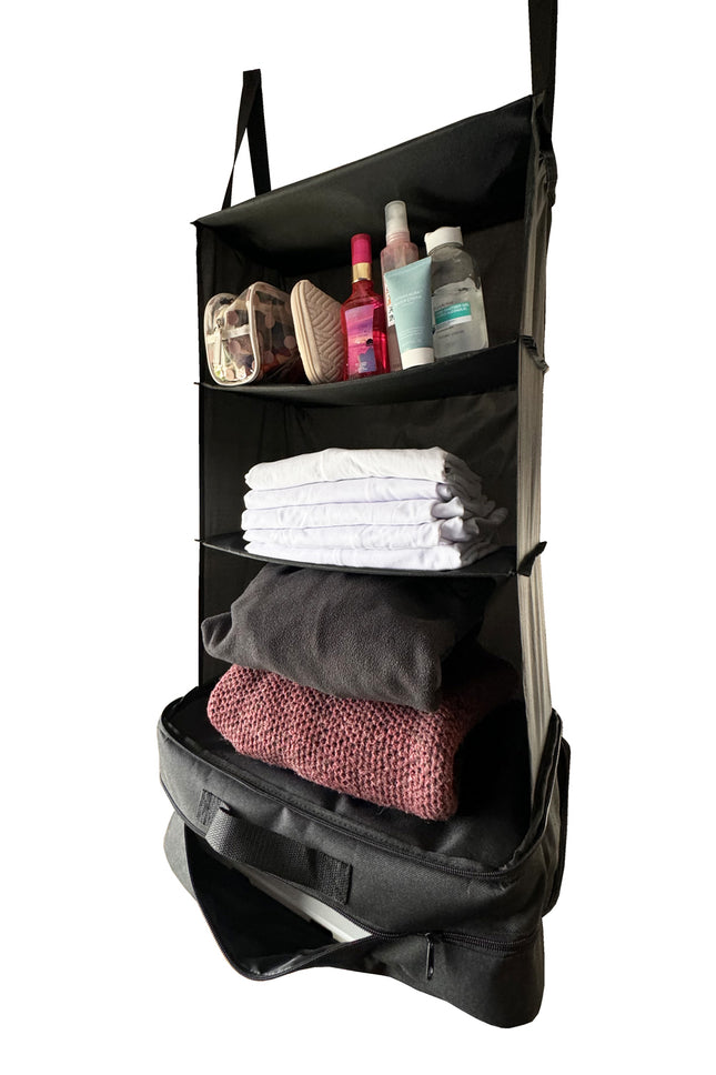Olpro Camping Organiser with Shelves and Storage Bag