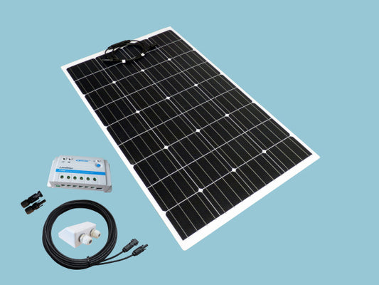 100W Sunshine Flexible Solar Caravan Motorhome & Boat Kit