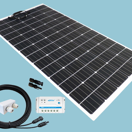 150W Sunshine Flexible Solar Caravan Motorhome & Boat Kit