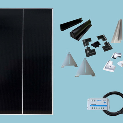 100W Sunshine 'Slimline' Solar Caravan Motorhome & Boat Kit